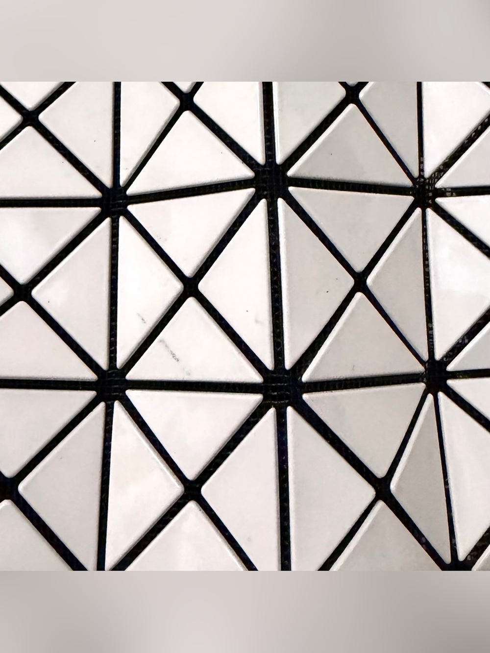 ‼️DAMAGED‼️ Bao Bao Issey Miyake Tote Bag Purse | Off White - Picture 5 of 16